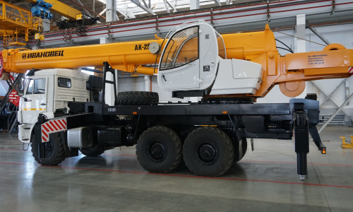 Аренда автокрана (автомобильного крана) Ивановец КС-45717К-3Р