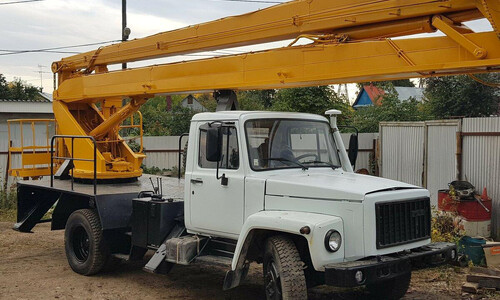 Аренда автовышки (автогидроподъемника) ГАЗ 3307 Т17 телескопический 17 метров
