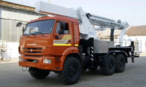 Аренда автовышки (автогидроподъемника) КАМАЗ ТКА-32