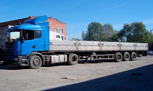 Аренда открытого полуприцепа 13.6 метра
