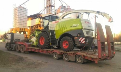 Трал ровный с аппарелями 3 оси 38 тонн 11м.