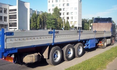 Аренда тягача 20 тонн с открытым полуприцепом 13.6м
